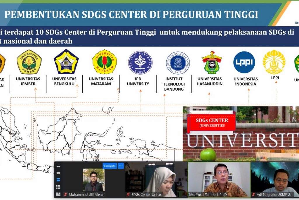 SDGs Center Unhas Gelar Sosialisasi Peran Mahasiswa Optimalkan Pembangunan Berkelanjutan