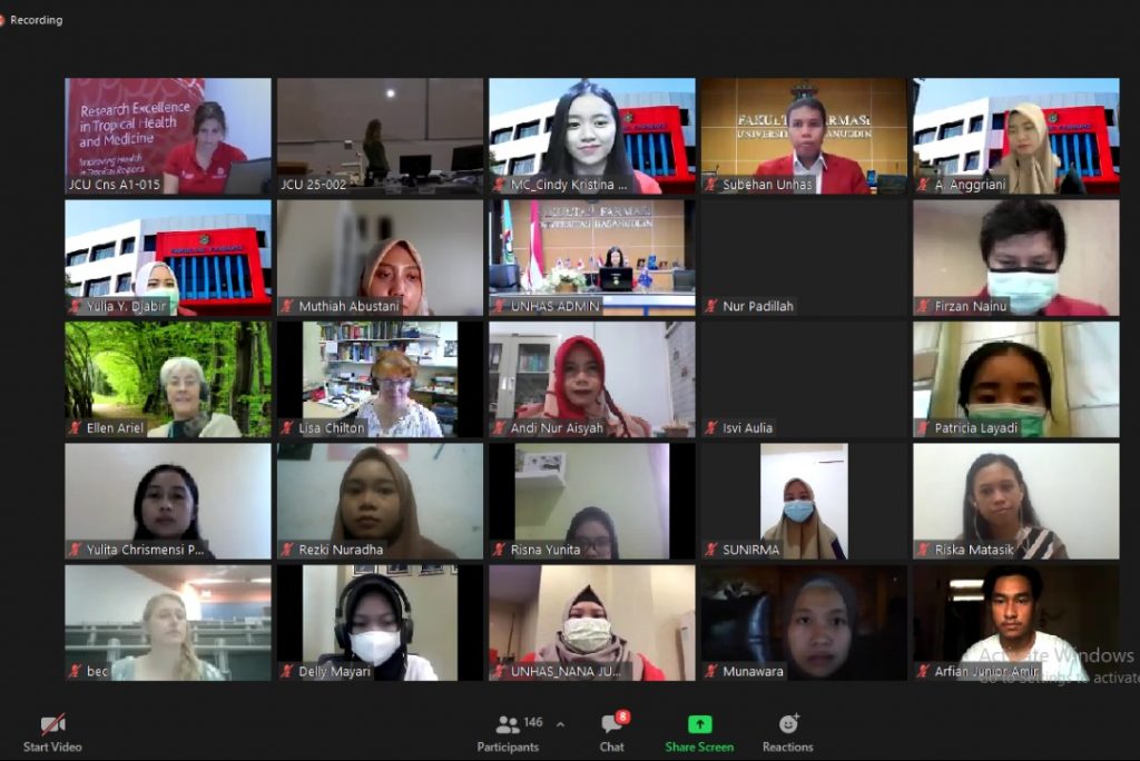 Farmasi Unhas dan JCU Kerja Sama Hadirkan Konferensi Internasional Student 4 Student