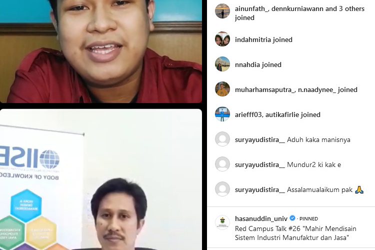 Red Campus Talk Unhas #26 : Kenal Dekat Prodi Teknik Industri Unhas