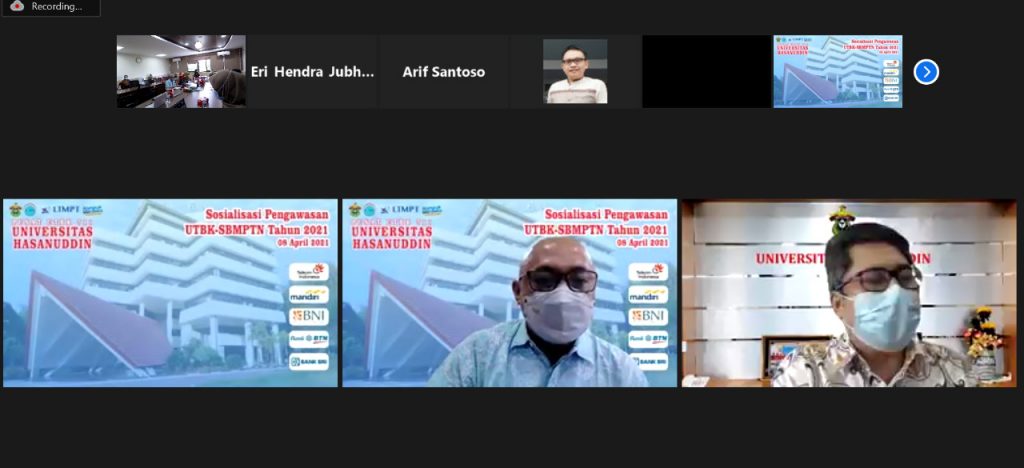 Panitia Pusat UTBK-SBMPTN Unhas Gelar Sosialisasi Teknis Pengawasan