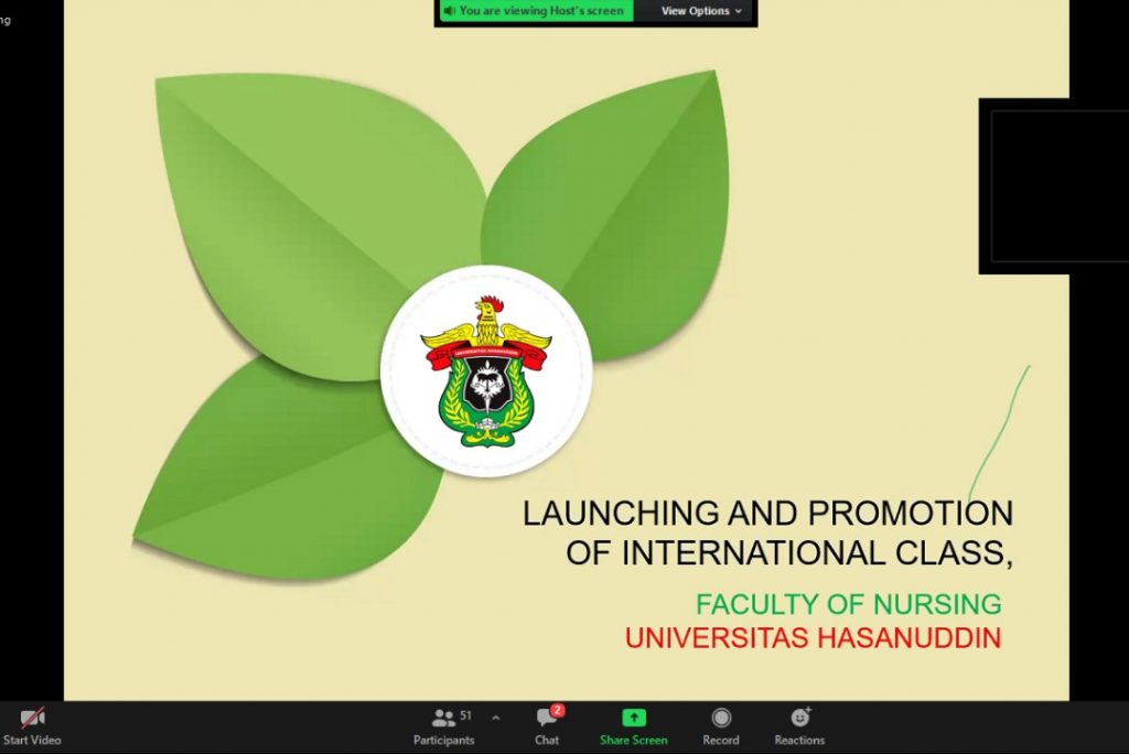 Fakultas Keperawatan Unhas Buka Kelas Internasional