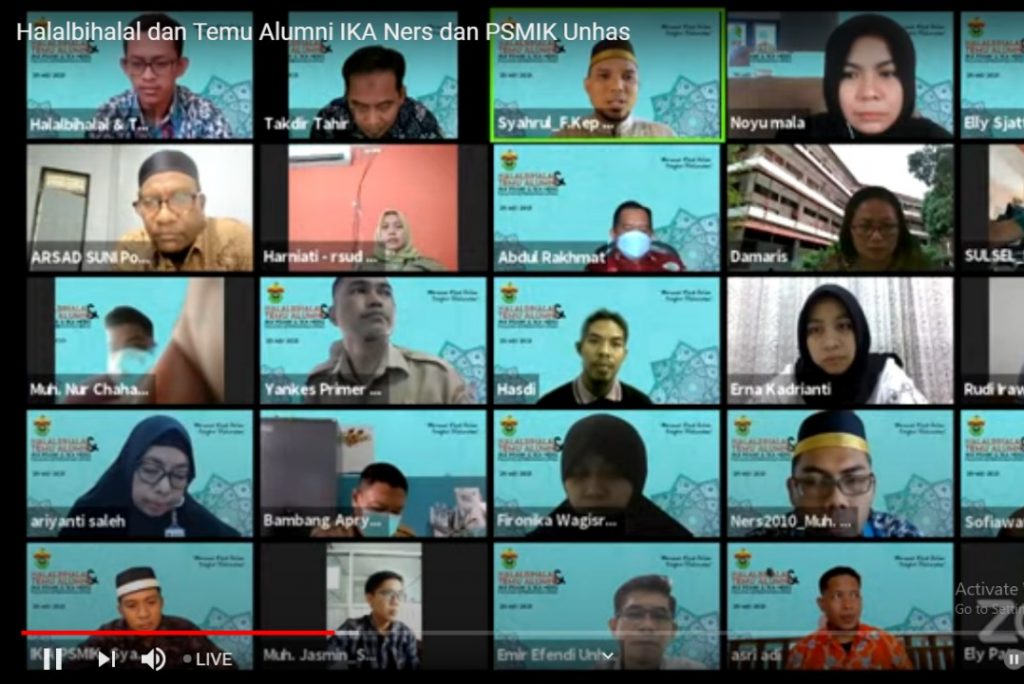 IKA PSMIK dan IKA Ners Fakultas Keperawatan Unhas Gelar Halal Bihalal dan Temu Alumni