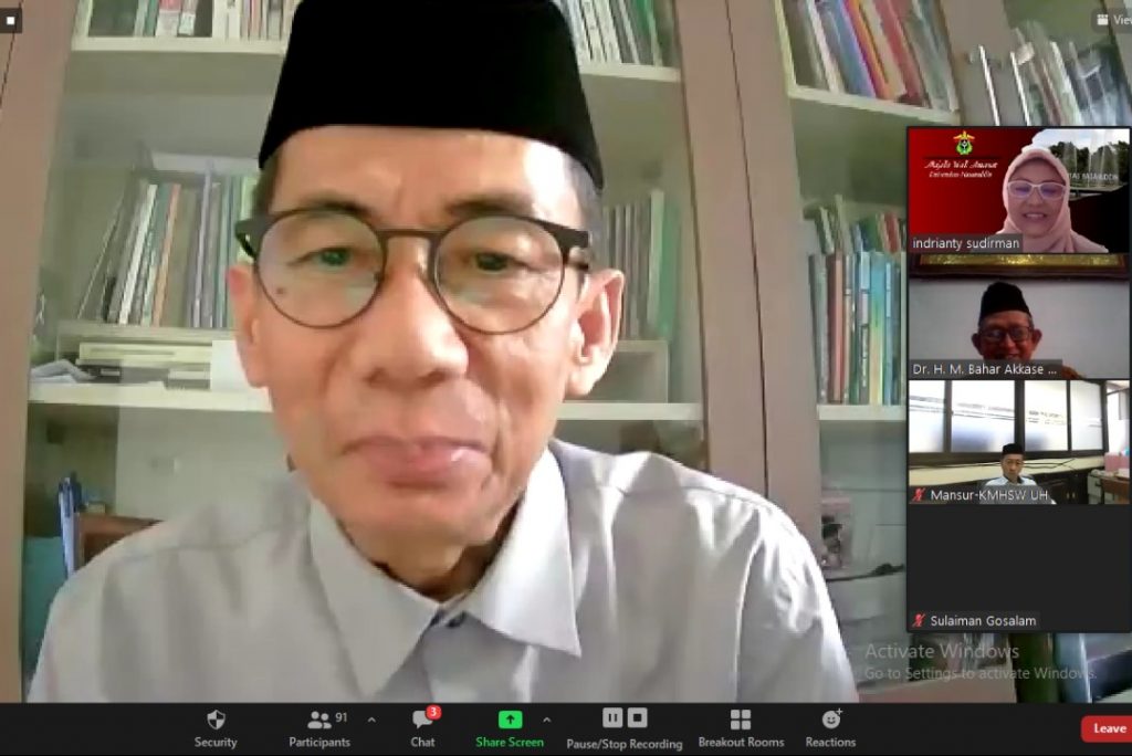 Gerakan Unhas Mengaji dan Shalat Berjamaah Bahas Solidaritas Muslim Palestina