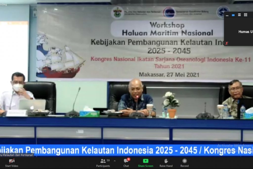 FIKP Unhas Tuan Rumah Workshop Haluan Maritim Nasional