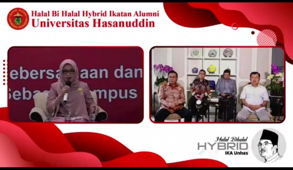 Halal Bihalal IKA Unhas, Jusuf Kalla: Peran Alumni dan Universitas Harus Seimbang