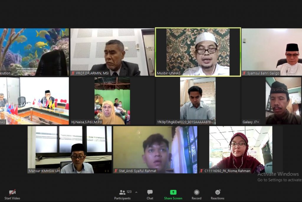Unhas Gelar GUMSB Virtual Bahas Tanda Cinta Allah dan Tanah Air