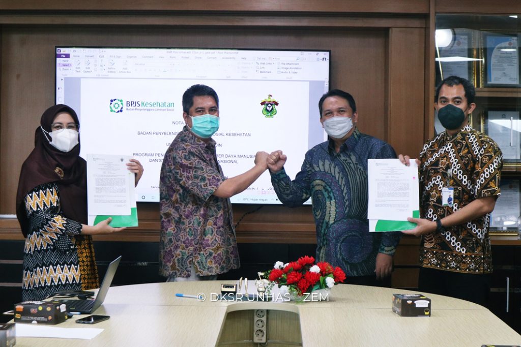 Unhas dan BPJS Kesehatan Sepakati Kerja Sama Peningkatan SDM dan Jaminan Kesehatan