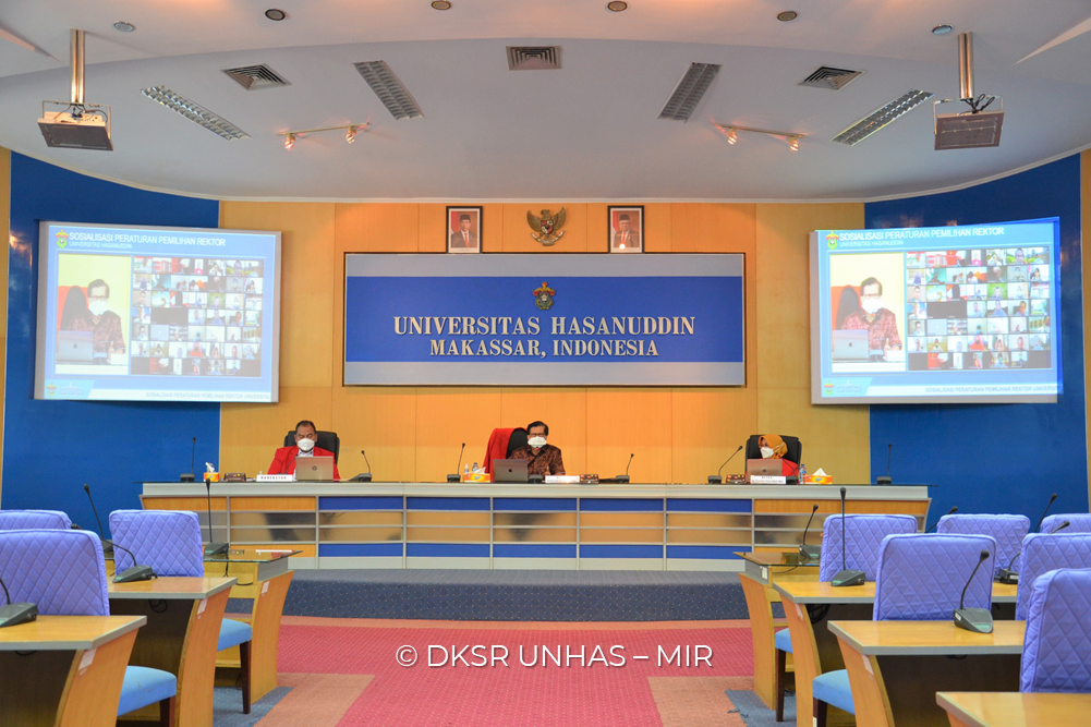 Sosialisi Peraturan MWA Unhas tentang Pemilihan Rektor Periode 2022-2026