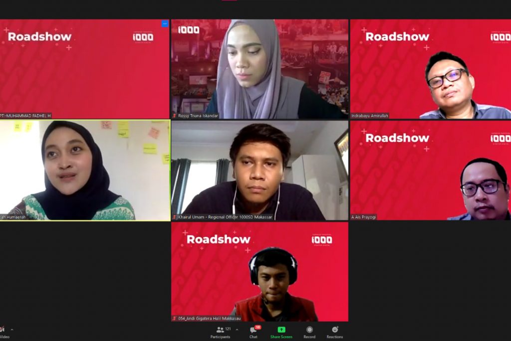 Roadshow Gerakan Nasional 1000 Startup Digital di Universitas Hasanuddin