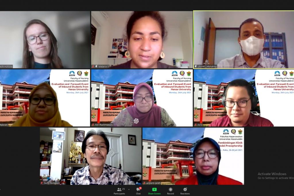 Fakultas Keperawatan Unhas Evaluasi Kegiatan Mahasiswa Inbound Hanze University