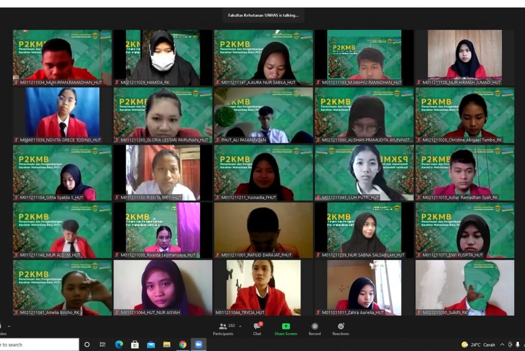 Mahasiswa Baru Fakultas Kehutanan Unhas Diperkenalkan Usaha Hutan