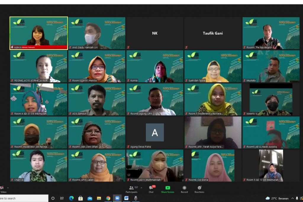 Fakultas Kehutanan Unhas Gelar The 2nd Biennial Conference of Tropical Biodiversity