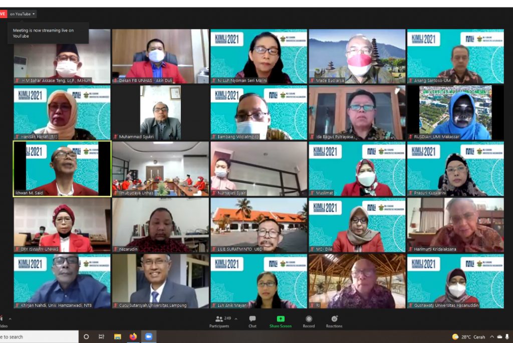 Unhas Tuan Rumah Kongres Internasional Masyarakat Linguistik Indonesia 2021