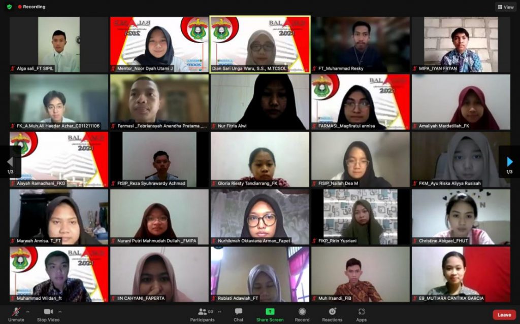 6.994 Mahasiswa Baru Unhas Nyatakan Lawan Hoax di BALANCE pekan ke-2