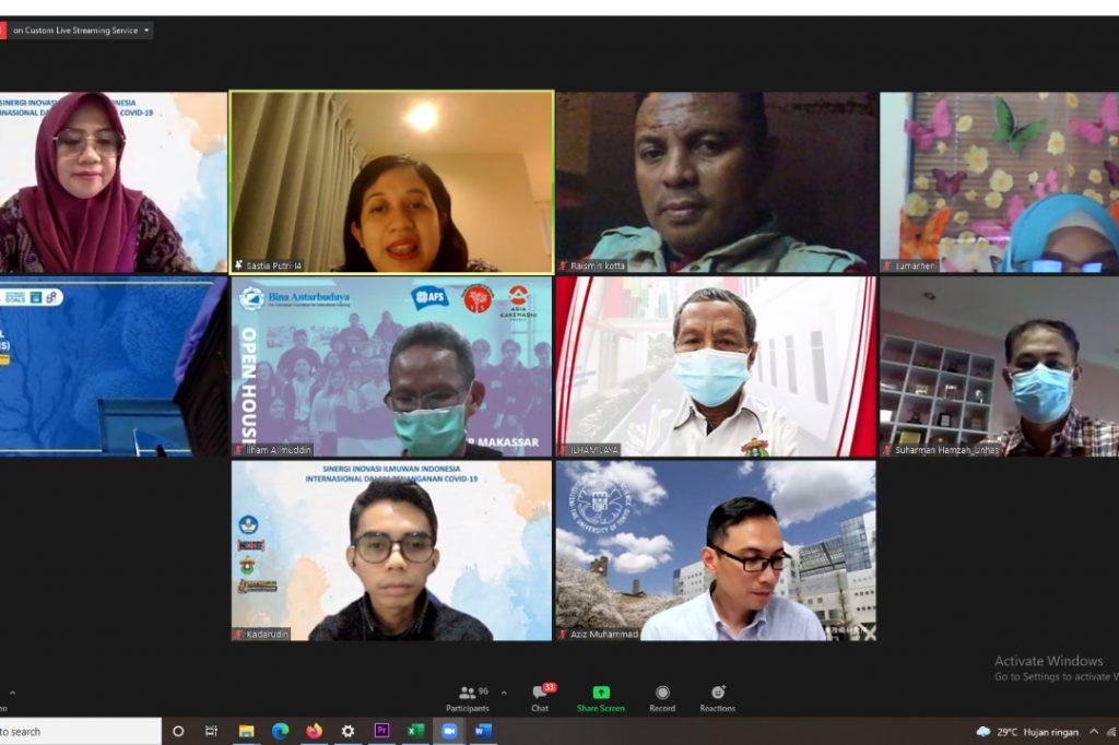 Webinar Diaspora Series 7:  Unhas dan I-4 Bahas Sinergi Inovasi Penanganan Covid-19