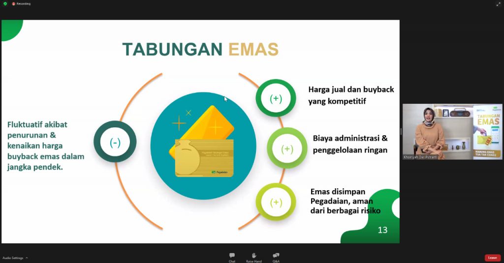 Unhas dan Pegadaian Ajak Milenial Cerdas Mengelola Keuangan