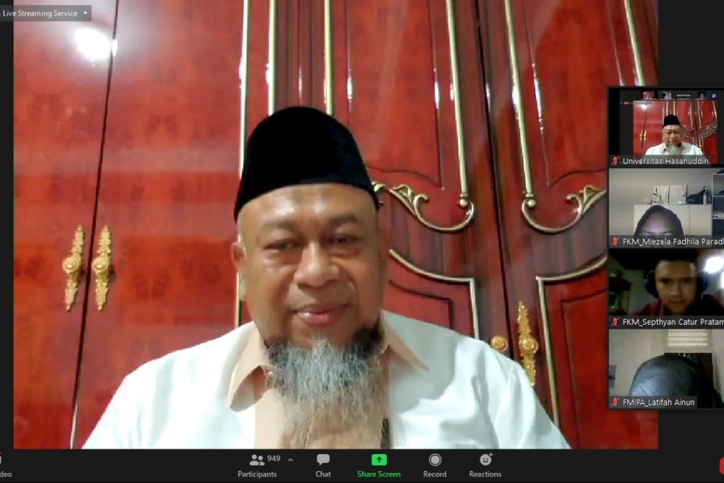 Gerakan Unhas Mengaji dan Shalat Berjamaah Bahas Tafakkur dan Penyucian Hati