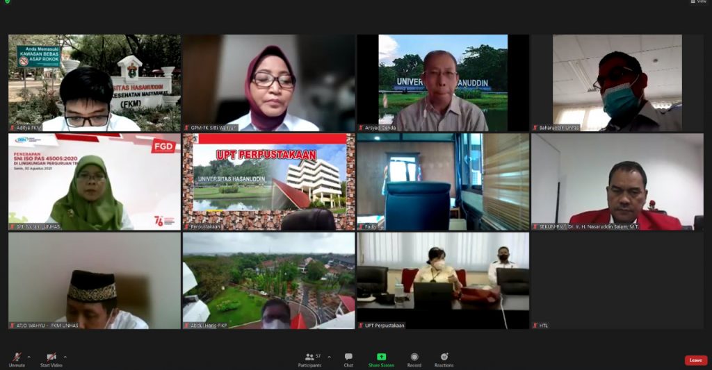 Pelaksanaan Audit Mutu Eksternal Unhas oleh PT. SAI Global