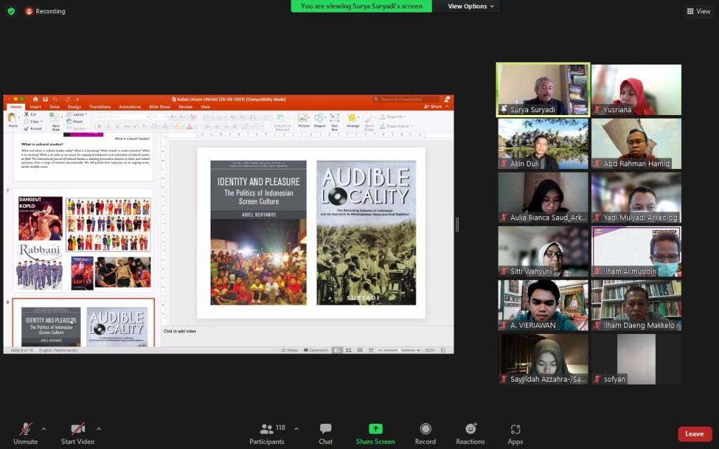 Webinar Diaspora Series 15 : Peluang dan Tantangan Kajian Budaya