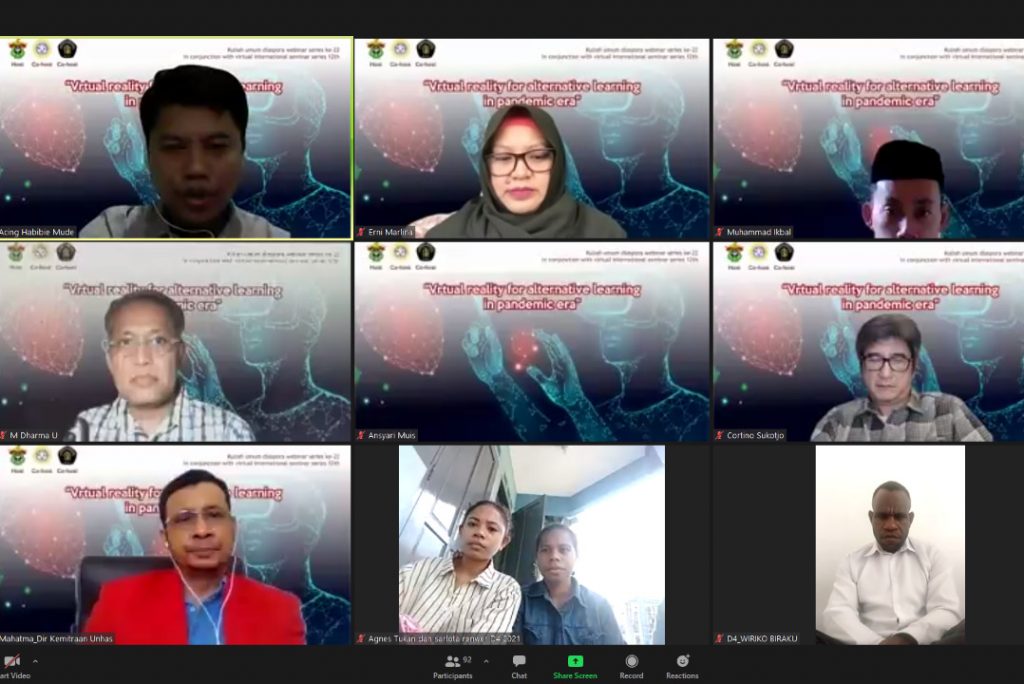 Webinar Diaspora Series 22: Virtual Reality for Alternative Learning in Pandemic Era