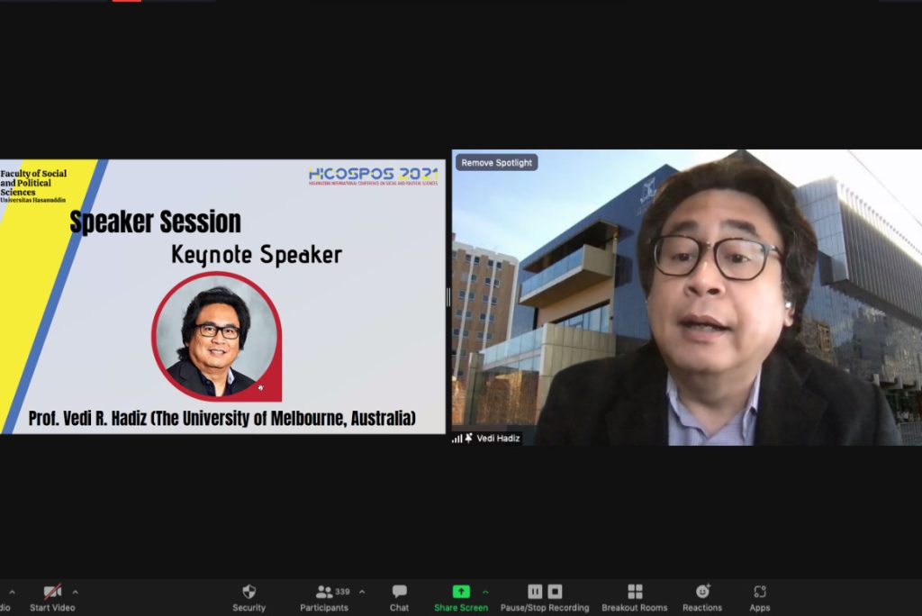 FISIP Unhas Gelar Konferensi Internasional HICOSPOS 2021