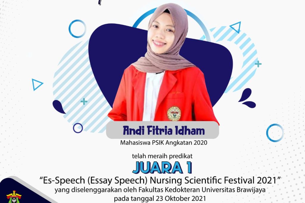 Mahasiswa Keperawatan Unhas Raih Juara 1 Essay Speech Bahas Sindrom Metabolik