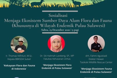 TimSDGs 15 Unhas Gelar Sosialisasi Bahas Pelestarian Ekosistem Sumber Daya Alam Flora dan Fauna Pulau Sulawesi