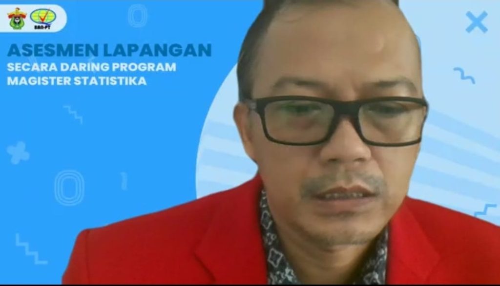 Prodi Magister Statistik Fakultas MIPA Unhas Jalani Asesmen Lapangan Daring BAN-PT