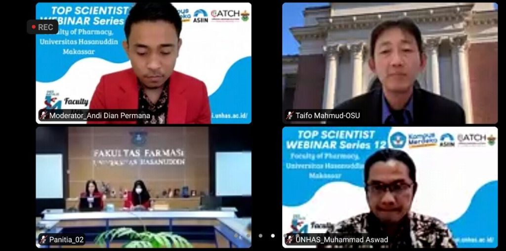 Fakultas Farmasi Unhas Gelar Top Scientist Webinar Series 12 Bahas Pemanfaatan Keanekaragaman Hayati