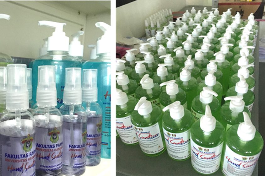 Centre of Excellence Farmasi Unhas Siap Produksi Hand Sanitizer dan Produk Higiene Berkualitas