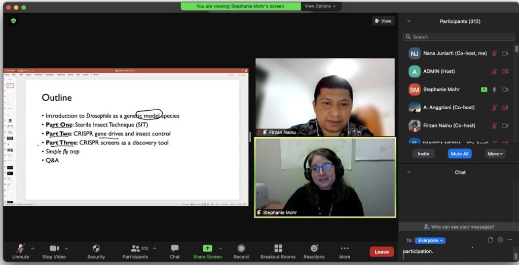 Farmasi Unhas Gelar Kuliah Tamu Hadirkan Peneliti Drosophila dari Harvard