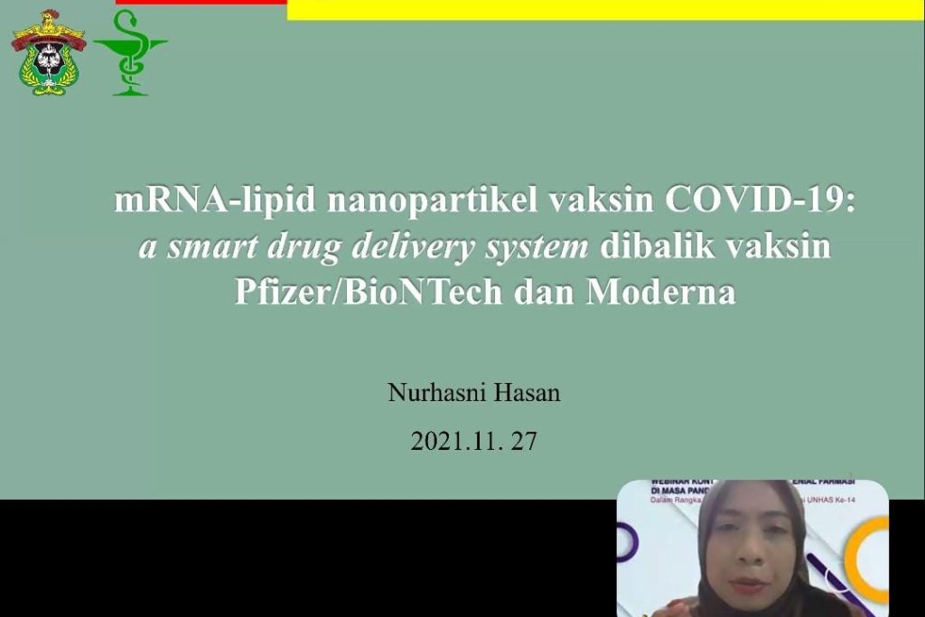 Webinar Farmasi Unhas Bahas Kontribusi Alumni Milenial Farmasi di Masa Pandemi Covid-19