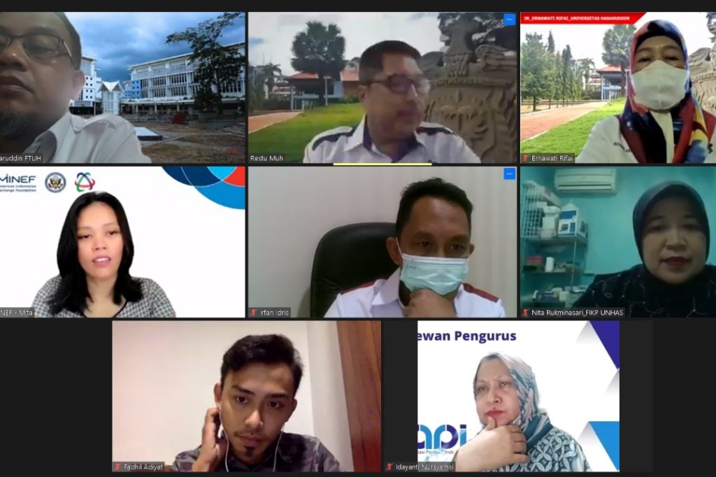 Unhas dan AMINEF Gelar Sosialisasi Penerimaan Beasiswa Global Undergraduate and Exchange Program