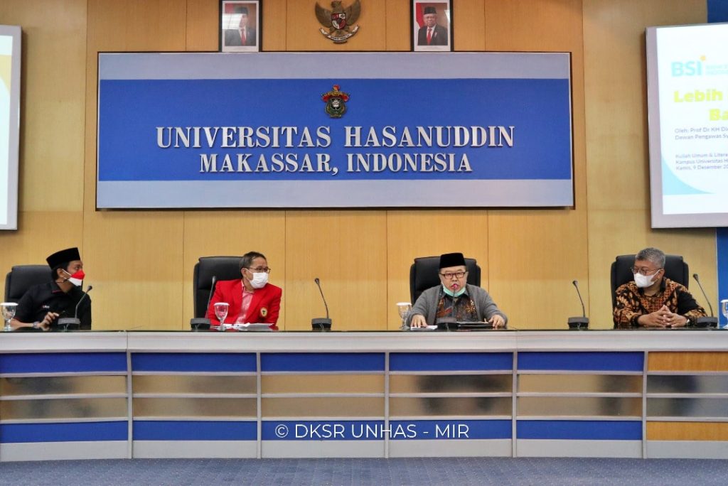Unhas Kerja Sama BSI Gelar Kuliah Umum Literasi Keuangan Berbasis Syariah