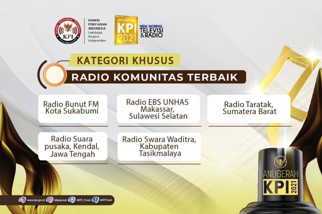 EBS FM Unhas Satu-Satunya Radio Kampus Masuk Nominasi Radio Komunitas Terbaik KPI