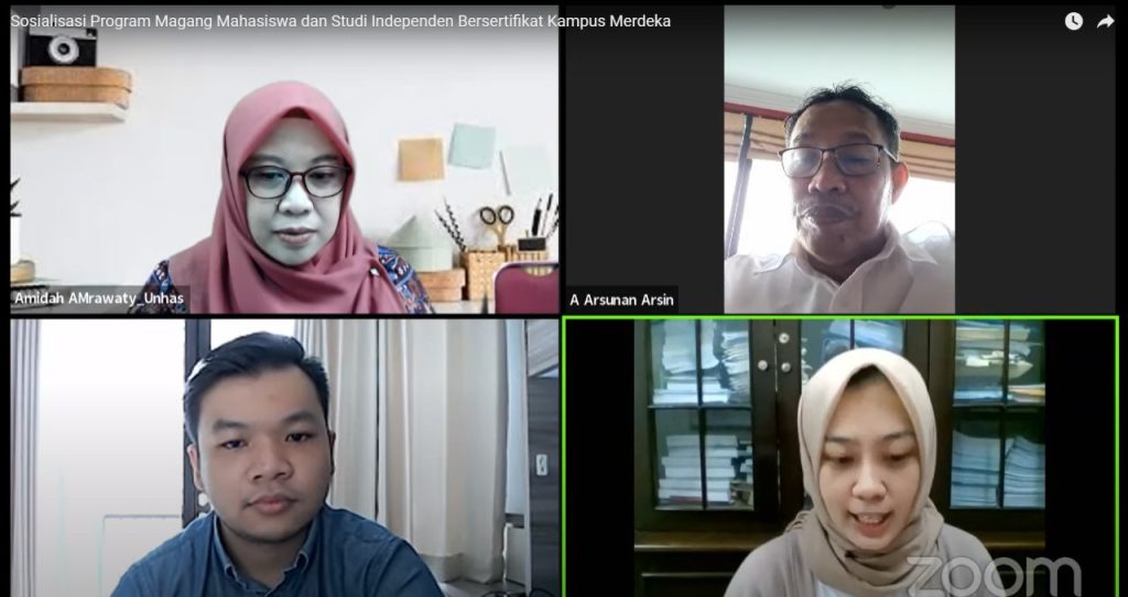 Bidang Kemahasiswaan Unhas Gelar Sosialisasi Program Magang Kampus Merdeka