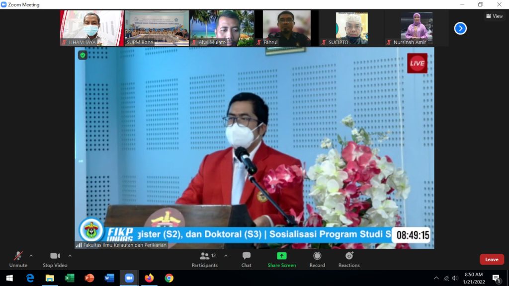 FIKP Unhas Gelar Sosialisasi Pengenalan Prodi, Informasikan Keunggulan