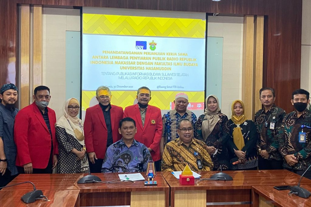 Unhas dan RRI Makassar Sepakat Kerja Sama tentang Publikasi Informasi Budaya Sulsel