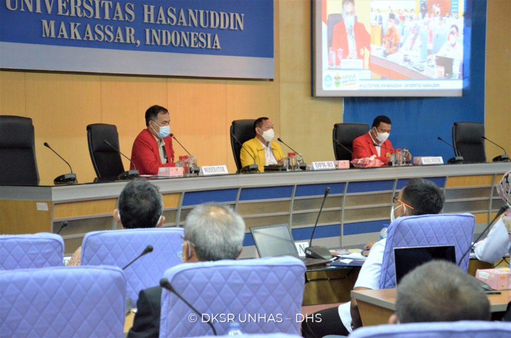 DPR RI Gelar Diskusi Publik tentang RUU Ibu Kota Negara bersama Sivitas Akademika Unhas