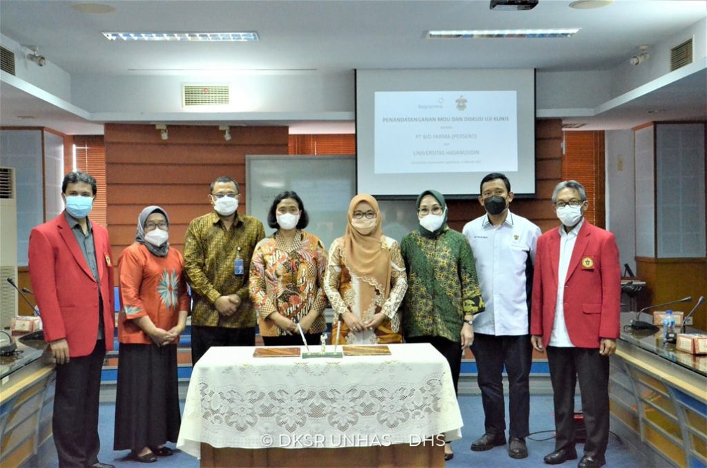 Unhas dan PT. Bio Farma Sepakat Kerja Sama Pengembangan Uji Klinis Vaksin Covid-19