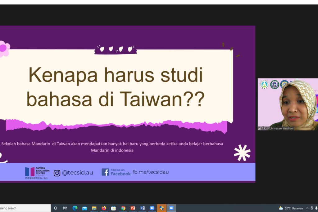 Unhas Kerja Sama Taiwan Education Center Gelar Sosialisasi Studi dan Beasiswa di Taiwan