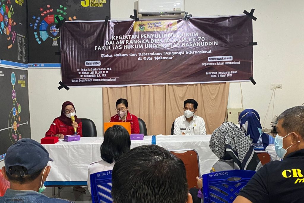 Rangkaian Dies Natalis ke-70, FH Unhas Gelar Penyuluhan dan Sosialisasi Serentak di 9 Lokasi