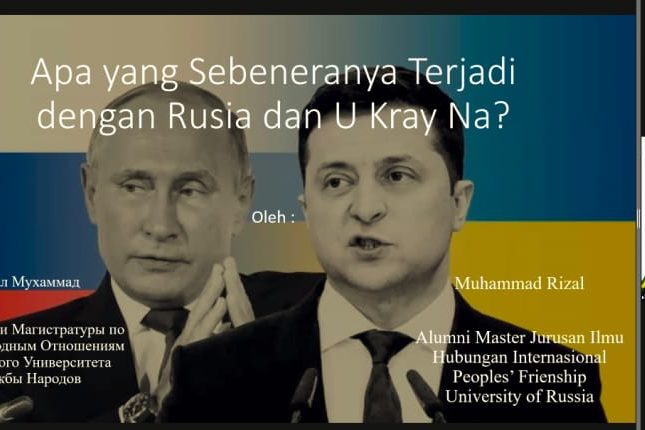 CPCD dan SDGs Center Unhas Kerja Sama Gelar Webinar, Bahas Konflik Ukraina-Rusia