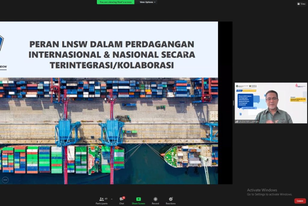 Kuliah Umum Peningkatan Perdagangan Nasional dan Internasional