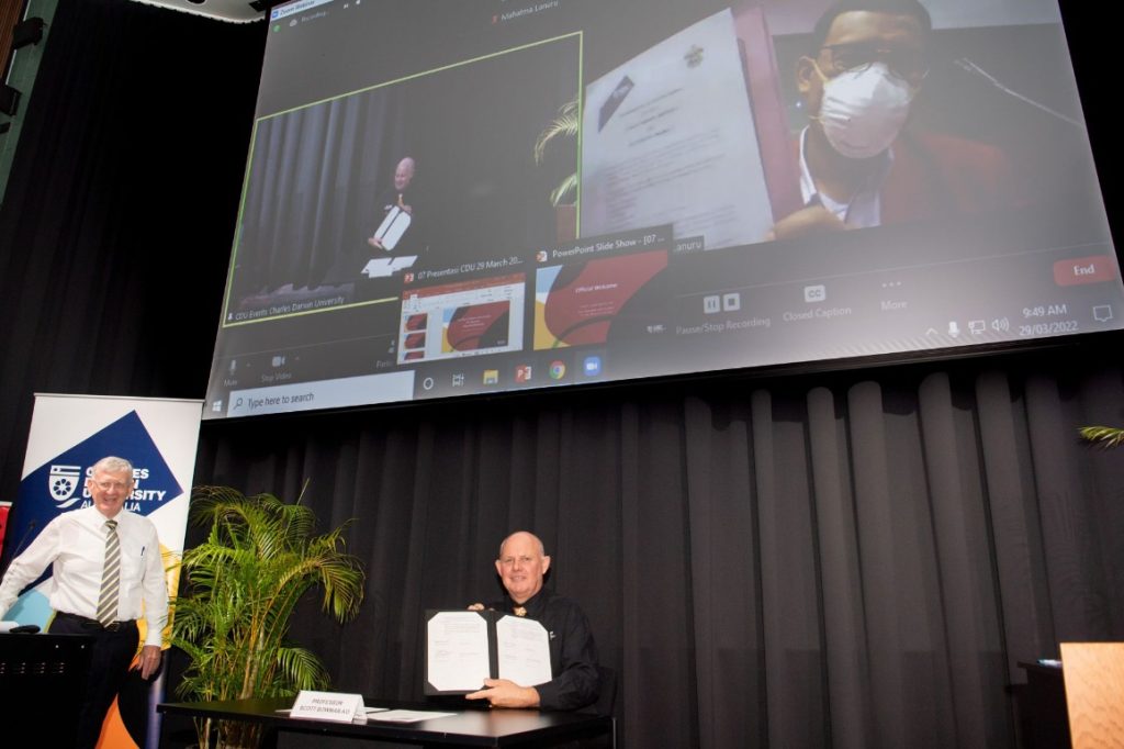 Unhas dan CDU Australia Sepakati Kerja Sama Tridarma Perguruan Tinggi