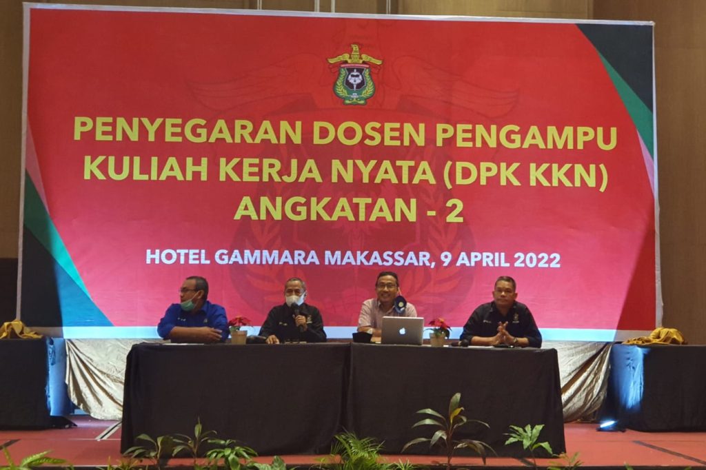 Penyegaran Dosen Pengampu Kuliah Kerja Nyata Angkatan ke-2 Universitas Hasanuddin