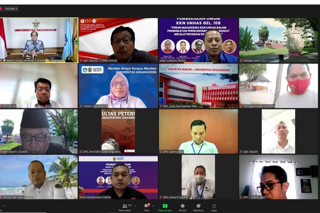 Universitas Hasanuddin Gelar Pembekalan KKN Gelombang 108 bagi 3709 Mahasiswa