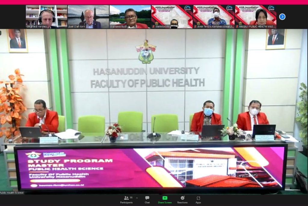 Program Sarjana, Magister, dan Doktor FKM Unhas Jalani Visitasi Akeditasi Internasional ASIIN