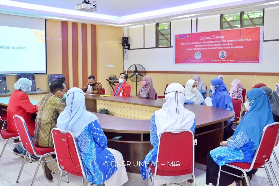 Program Studi D-III Keperawatan Unhas Jalani Asesmen Akreditasi Minimum LAM-PTKes