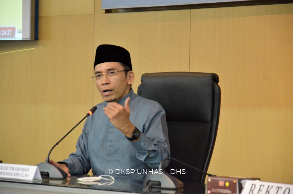 Tuan Guru Bajang Muhammad Zainul Majdi Bersilaturahmi Dengan Sivitas Akademik Unhas